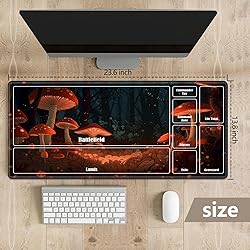Playmat with Zones for MTG Magic The Gathering, 24