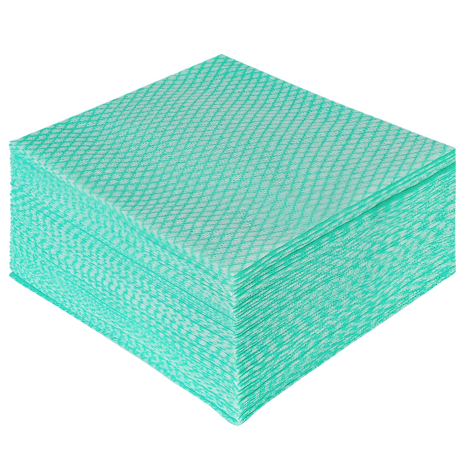 JEBBLAS Disposable J Cloths Reusable Dish Cloths Jay Cloth All Purpose Cleaning Cloths Disposable Kitchen Towels,Pack of 50 Pcs, Green