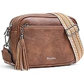 Bluome Small Crossbody Purse for Women – Multi Pocket Travel Purses Crossbody Bag Shoulder Handbags with Adjustable Strap