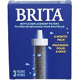 Brita Water Bottle Replacement Filters, BPA-Free, Replaces 1,800 Plastic Water Bottles a Year, Lasts Two Months or 40 Gallons, Includes 3 Filters