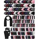 Suhine Winter Hat Scarf Gloves Set Warm Fleece Scarves Touch Screen Glove Knit Beanies for Women Men Donation Homeless Care