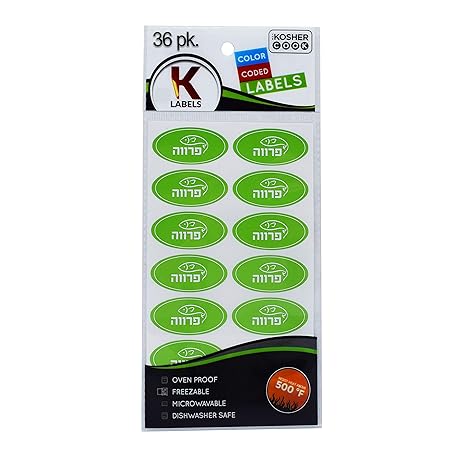 Kosher Cook - Etiquetas para horno (hasta 500 °C, microondas ...