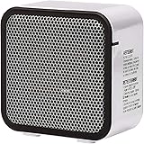 Amazon Basics 500-Watt Ceramic Small Space Personal Mini Heater - White