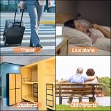 LJHOME Portable Door Lock 2 Pack Security Anti-Theft Inward Door Locks view 7