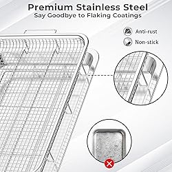 Air Fryer Basket for Oven,Extra Large 18.8" x