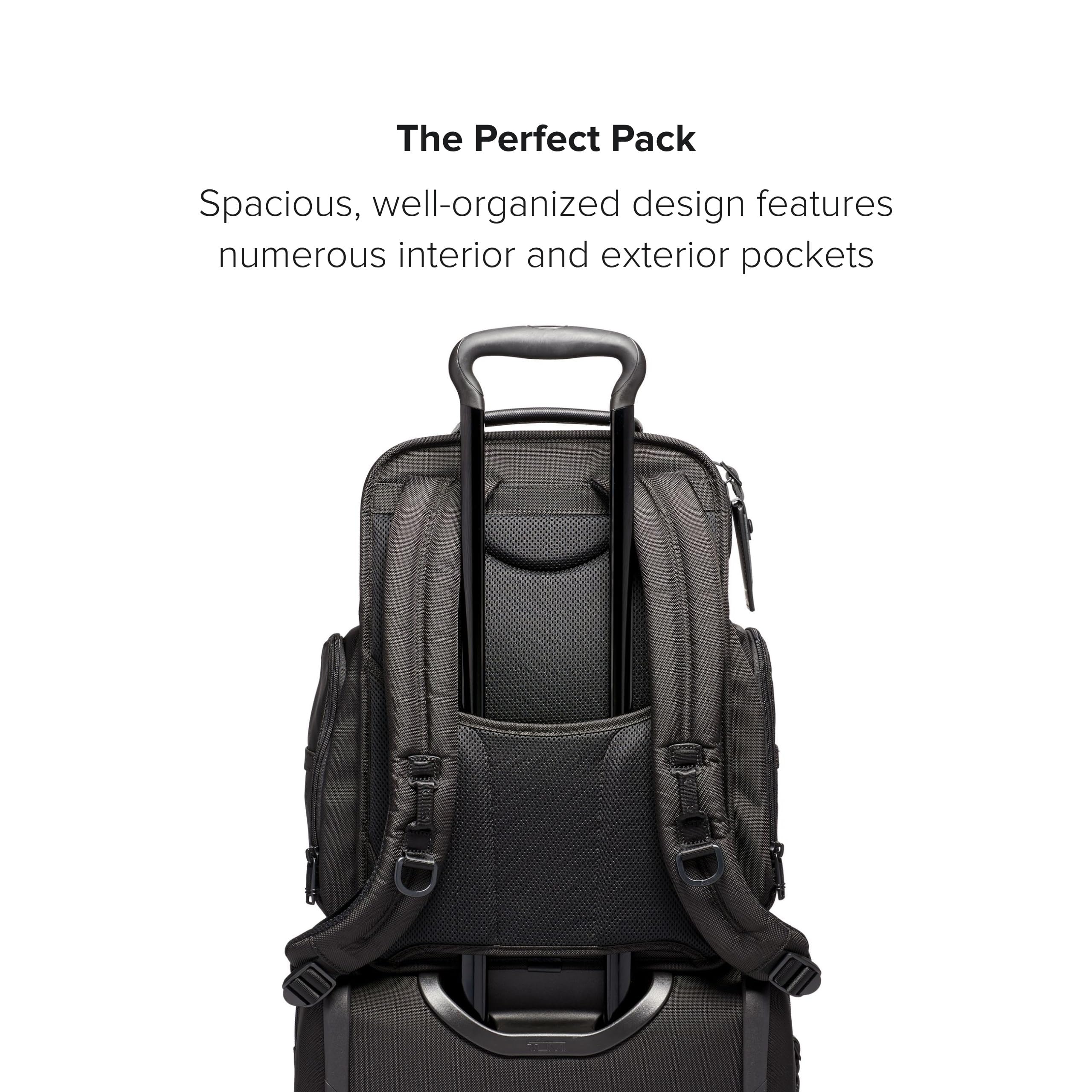 TUMI - Alpha Brief Pack - Men's Laptop Backpack with Padded Adjustable Straps - Fit up to 15