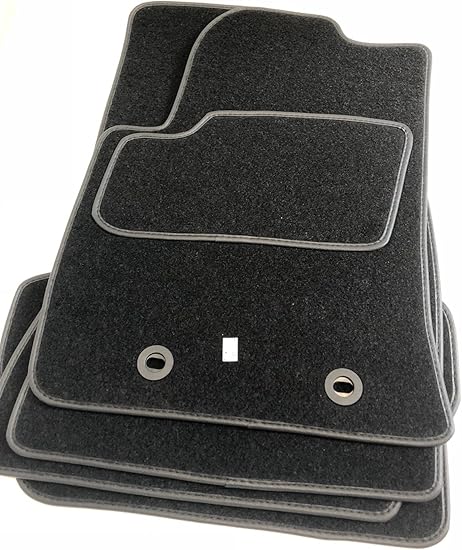 SMK Velours-Fußmatten Für Ford KA+ 2016-2019 - Mit Klettverschluss