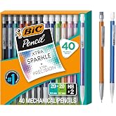 BIC Combo Pack of Mechanical Pencils 0.7mm and 0.5mm, Pack of 40 | Bulk Variety Pack of Bic Lead Pencils, Assorted Colored Barrels, 40 Pack of Twenty 0.5mm, and Twenty 0.7 mm Lead Pencils