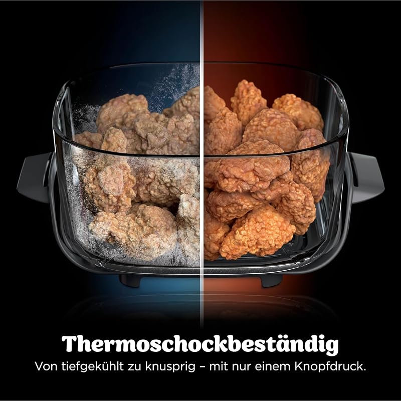 CRISPi tragbare Heißluftfritteuse, 3,8 l & 1,4 l, Grün — Foto 5 von 8