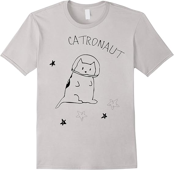 Amazon.com: Space Cat Shirt | Cute Funny Cat Astronaut T-Shirt: Clothing