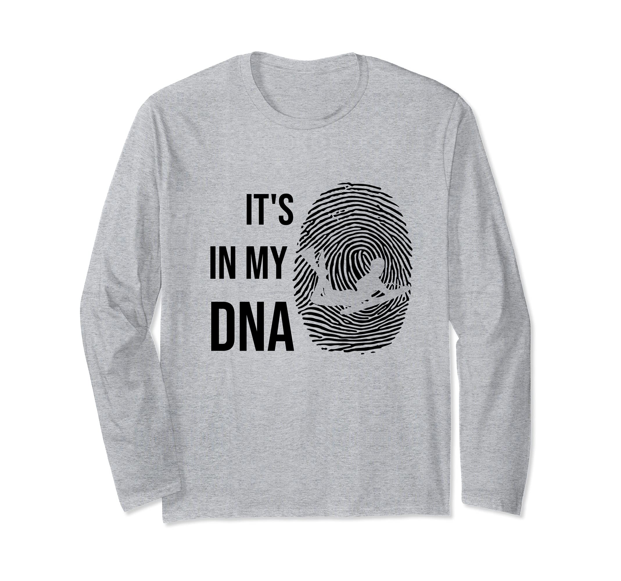 Bodyboard Wave Silhouette DNA Bodyboarding Funny Long Sleeve T-Shirt