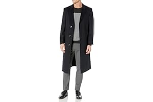 Adam Baker Men's Single Breasted Luxury Wool Full Length Topcoat - Available in Colors