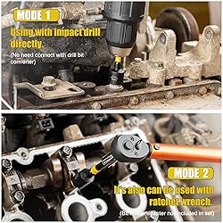 Topec Bolt Extractor Set, 7-Piece Easy Out Screw