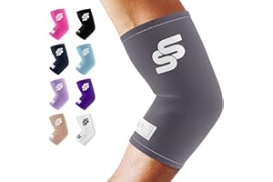 SS SLEEVE STARS Sleeve Stars Elbow Sleeve for Pain Relief & Protection - Elbow Compression Sleeve for Women & Men - Supportive Elbow Brace for Tendonitis, Recovery & Ideal for Sports, Work