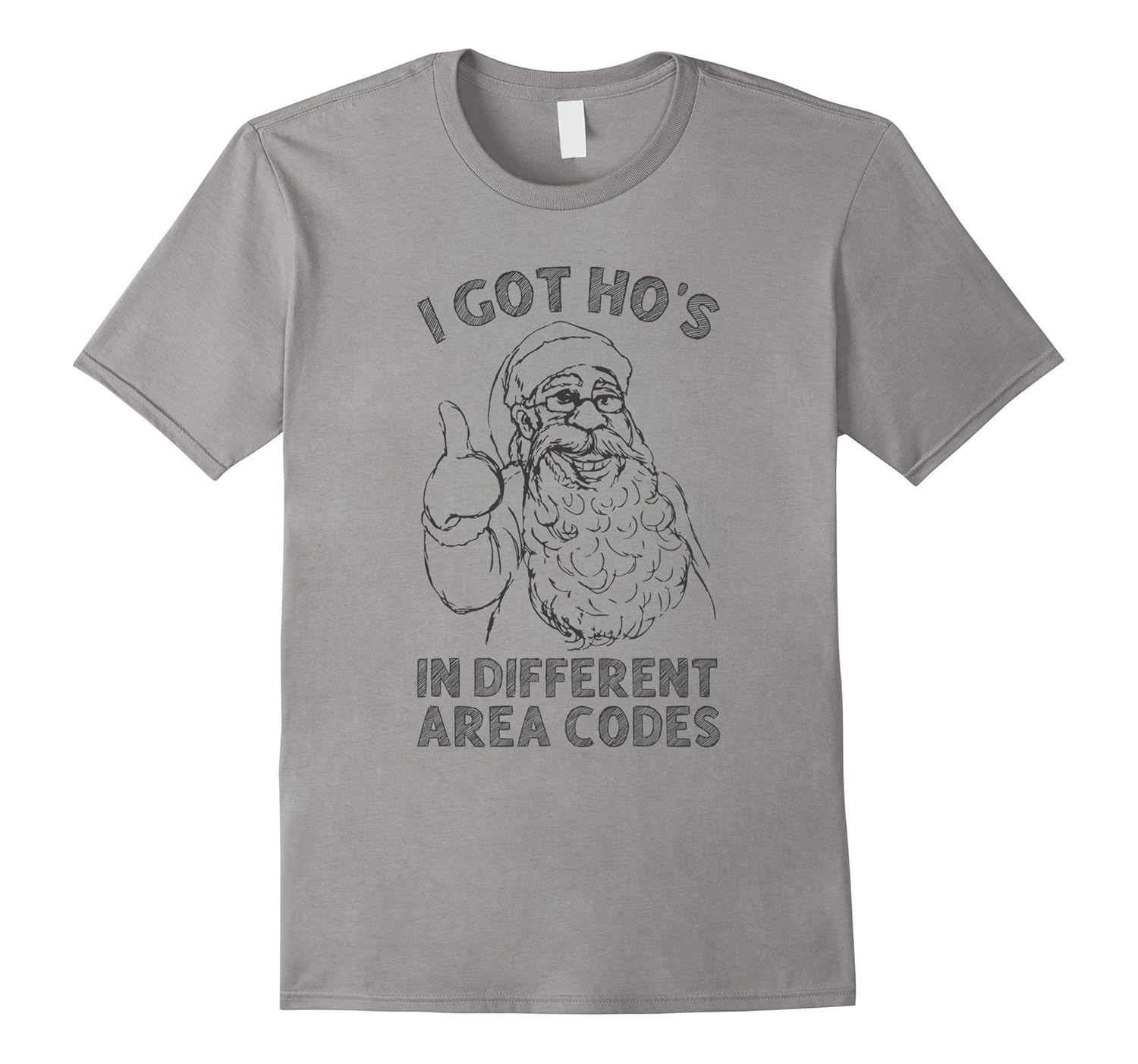Funny Santa Christmas Shirt Adult Men Womens Gift Winter Tee-ANZ