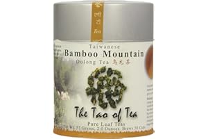 The Tao of Tea, Bamboo Mountain, Handcrafted Taiwanese Oolong Tea, 2-Ounce Tins (Pack of 2)