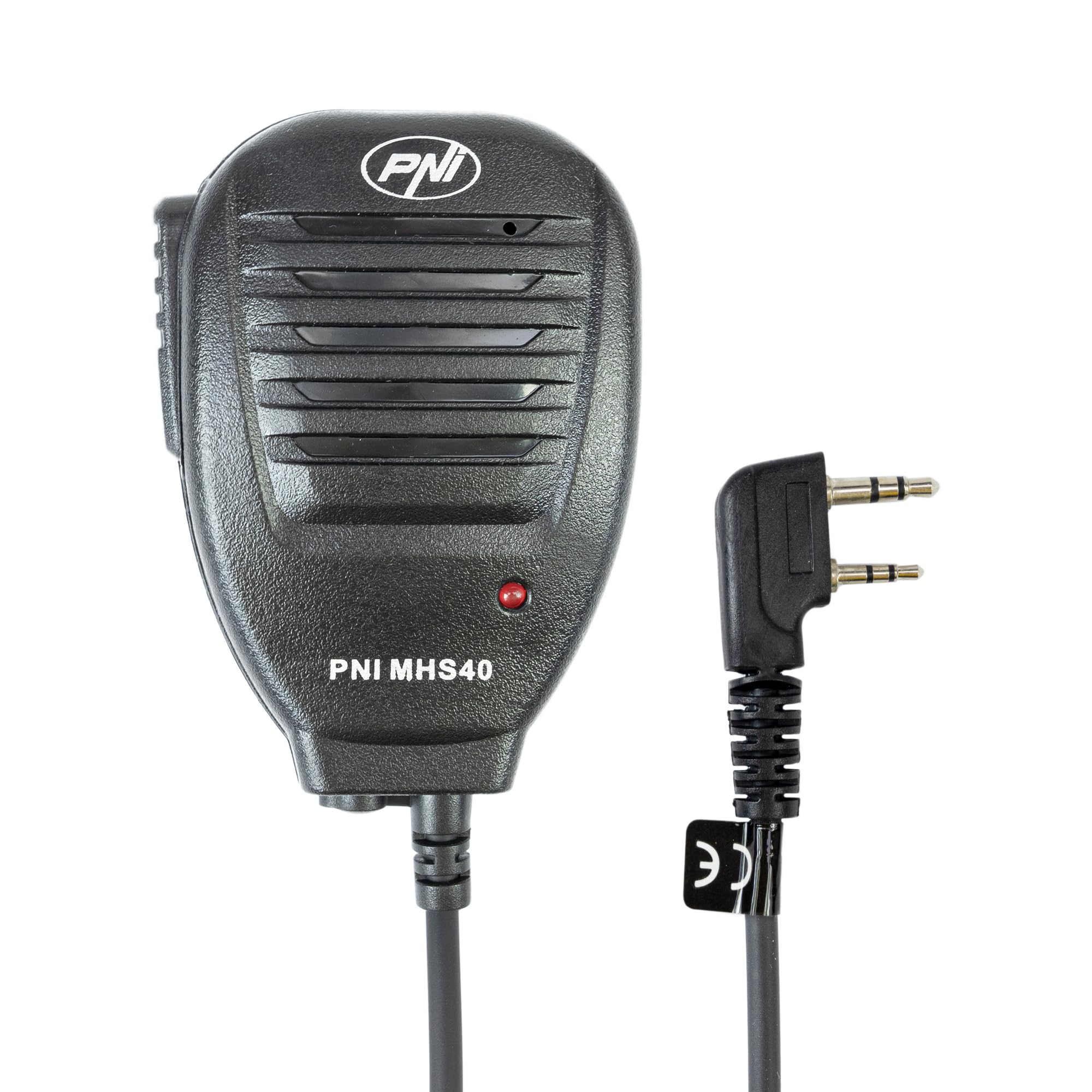 PNI MHS40 2 Pin Speaker Microphone Compatible with PMR Radio VHF/UHF
