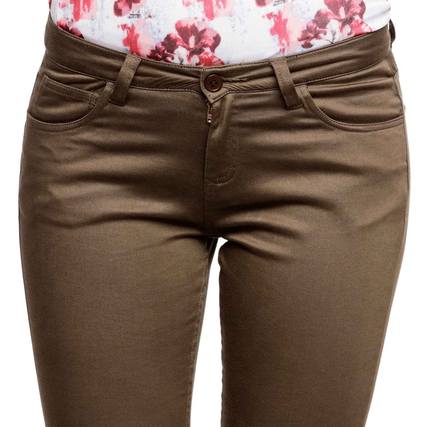 annabelle by pantaloons women's solid pant