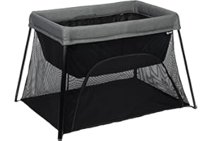 Safety 1st Dream & Go 3-In-1 Travel Crib, Playard & Bassinet With Carry Bag – Portable, Lightweight & Overnight Sleep Ready –