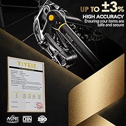 YIYEIE Upgrade 1/4" Drive Torque Wrench, 10-220