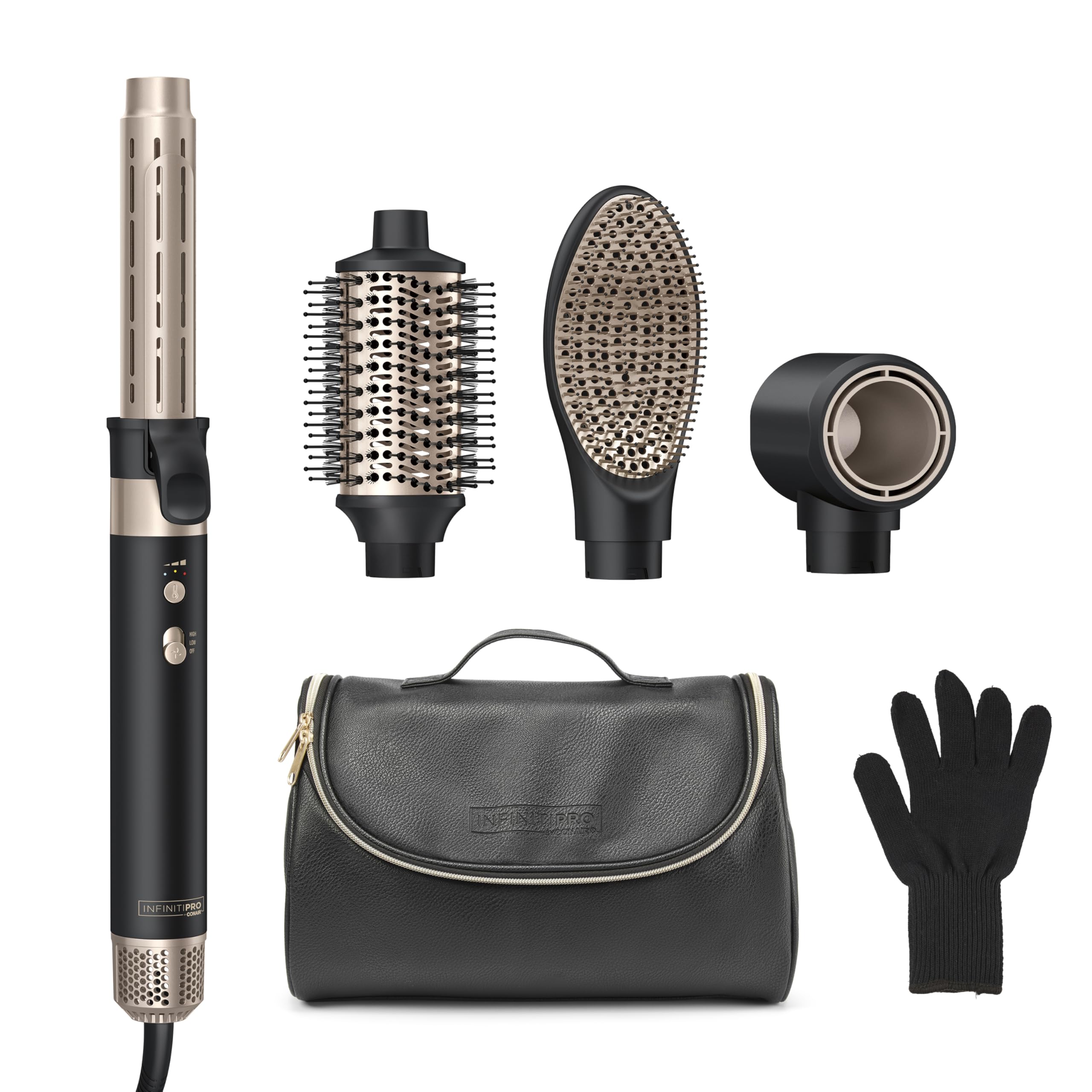 Photo 1 of *USED*
Infiniti PRO CONAIR Wet-to-Dry Styling Wand, Multi Hair Styling Tool for Curls, Waves, Blowouts, and Volume, 4 Attachments & Storage Bag, Amazon Exclusive, Black