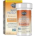 Garden of Life Raw Probiotics for Women and Men with Digestive Enzymes, 100 Billion CFU, Clinically Studied Strains, Shelf St