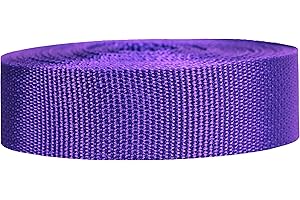 Strapworks Lightweight Polypropylene Webbing - Poly Strapping for Outdoor DIY Gear Repair, Pet Collars, Crafts – 1.5 Inch by 10, 25, or 50 Yards, Over 20 Colors