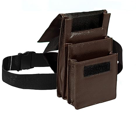 Storite Multipurpose Leather Waist Travel Pouch With Adjustable