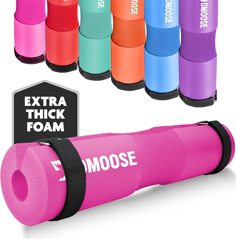 DMoose Fitness Barbell Pad Hip Thrust Squat Pad Non-Slip Thick Foam