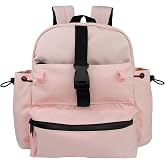 Travel Mozy Mini Backpack - Small Womens Backpacks, Cute Light (Blush)
