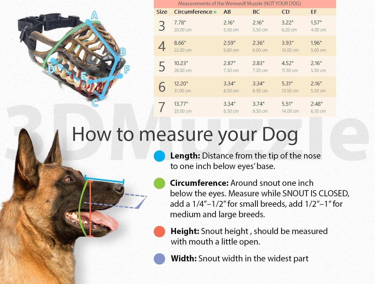 scary dog muzzle amazon