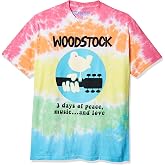 Liquid Blue Men's Woodstock Woodstock Banded Tie Dye Short Sleeve T-Shirt