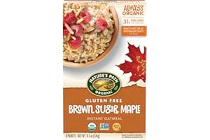 Nature's Path Organic Brown Sugar Maple Instant Oatmeal, 11.3 oz (Pack of 6), Gluten Free, Non-GMO