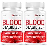 (2 Pack) Forge Labs Blood Stabilizer - Official ForgeLabs Capsules Natural Formula Support Advanced Premium Pills - Maximum Strength, Multivitamin for Health & Wellness, 120 Capsules for 2 Months