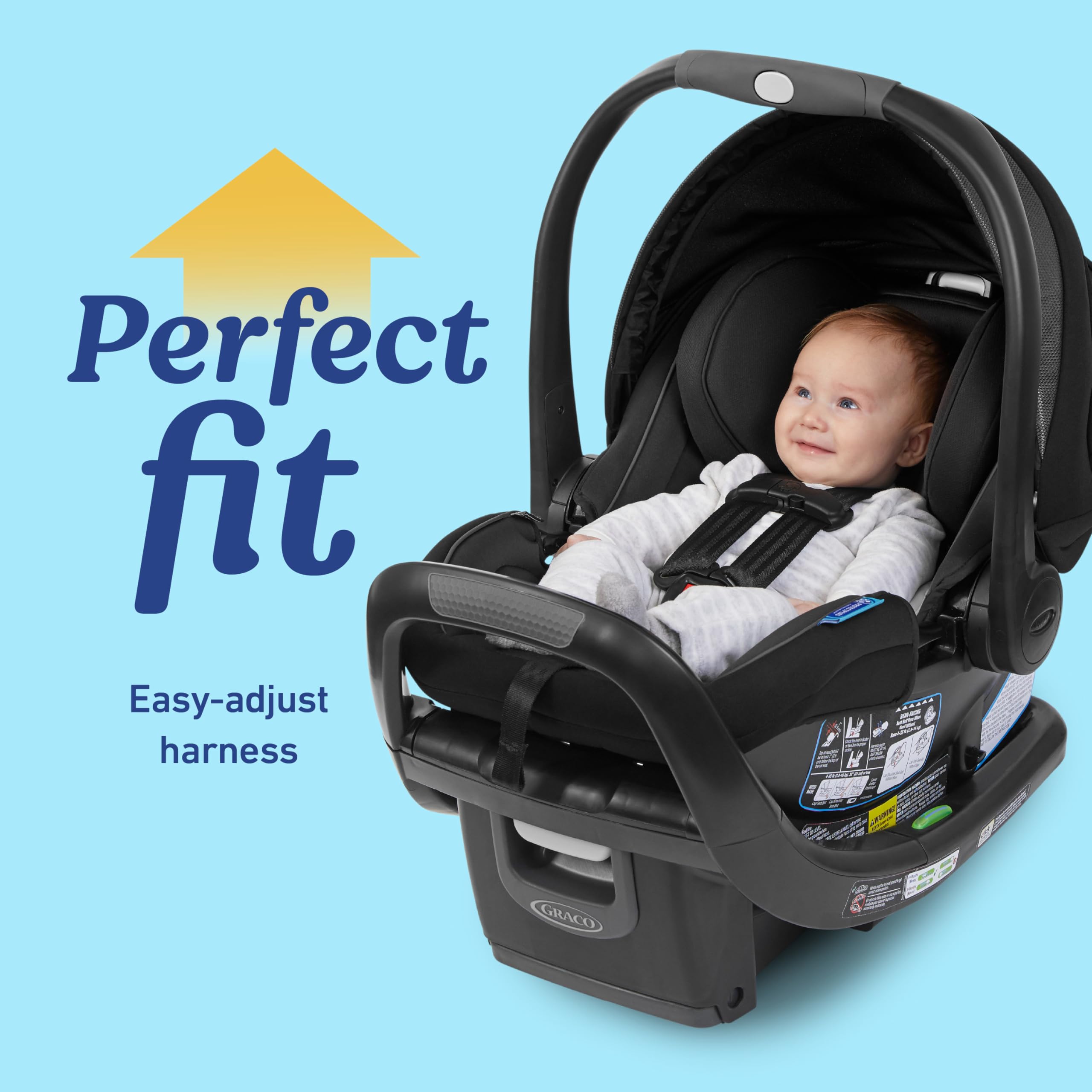 Graco SnugRide SnugFit DLX Infant Car Seat, Spencer