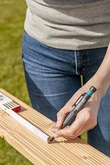 Wolfcraft Folding Rule I 5227000 2 m Beech Wood with Metal Fittings view 4