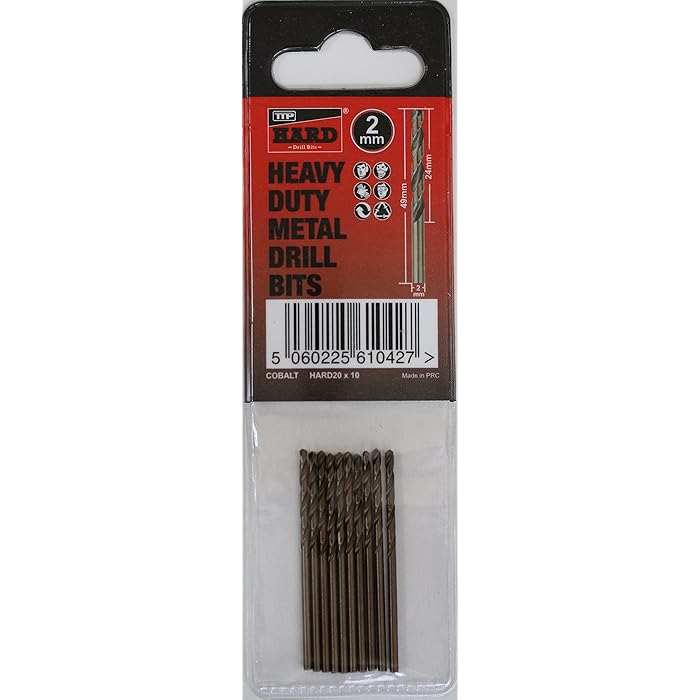 Buy Cobalt M35 metric 2mm drill bits for metal by TTP HARD drills