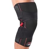 McDavid NRG Cross Compression Knee Sleeve w/Spring Hinge Black M