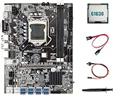 KVSERT B75 ETH Mining Motherboard 8XPCIE G1630 CPU SATA Cable Miner Board view 1