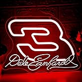 Race Car Neon Sign for Wall Decor Dimmable Race Car Neon Light Suitable for Man Cave Room Decor Light Up Sign for Bedroom Playroom Birthday Party Gift for Man Size12.9 * 9.2In(P234)