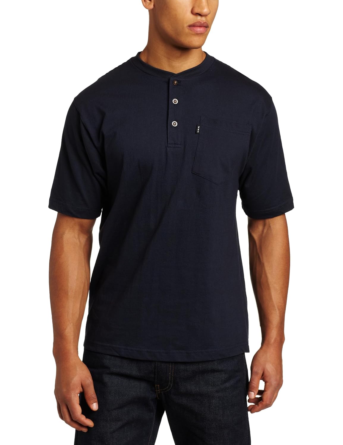 3-Button Pocket Henley 825BT 