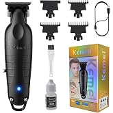 KEMEI PG2299 Hair Trimmer for Men Zero Gapped Hair Clippers for Barbers | Professional Beard Trimmer for Men, Cordless, 7000 RPM