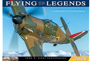 Flying Legends 2026: 16-Month Calendar--September 2025 through December 2026
