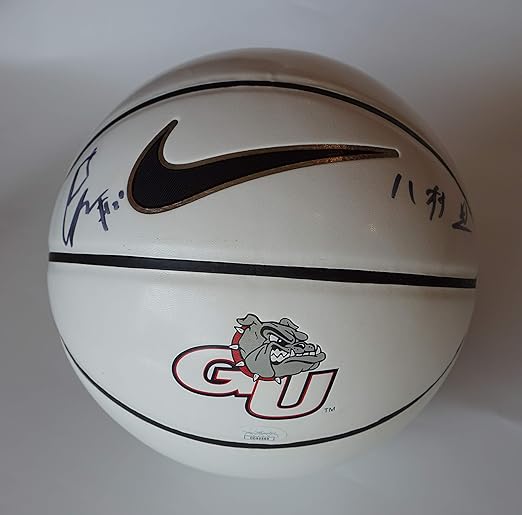 Amazon 直筆サイン入りバスケットボール 7号サイズ 八村塁 グッズ アメリカ ゴンザガ大学 Nba ワシントンウィザーズ 英語 漢字 鑑定カード 実際の写真 ケース付 アイドル 芸能人グッズ 通販