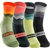 GKRQ 4 Pairs Running Socks Cycling socks