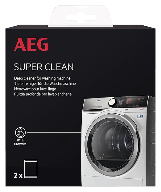 AEG A6WMR101 Super-Clean Kit / Herstellernummer: 9029797090 / Tiefenreiniger für Waschmaschinen / Waschmaschinen Zubehör / 2x