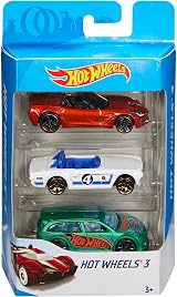 Hot Wheels 3 Car Pack 1:64 Scale Die-Cast Vehicles Assorted Styles view 5
