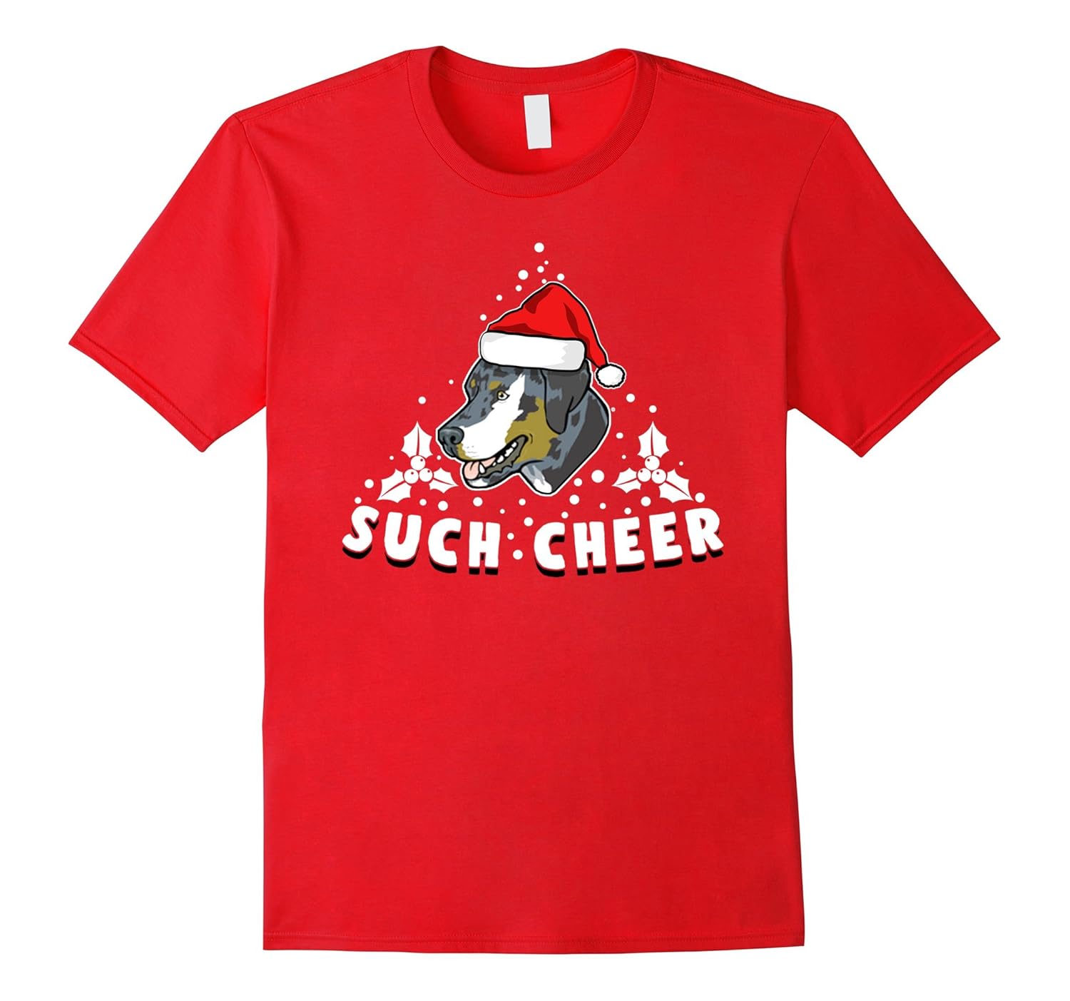 Christmas Catahoula Leopard Such Cheer T-shirt Funny Santa-ANZ