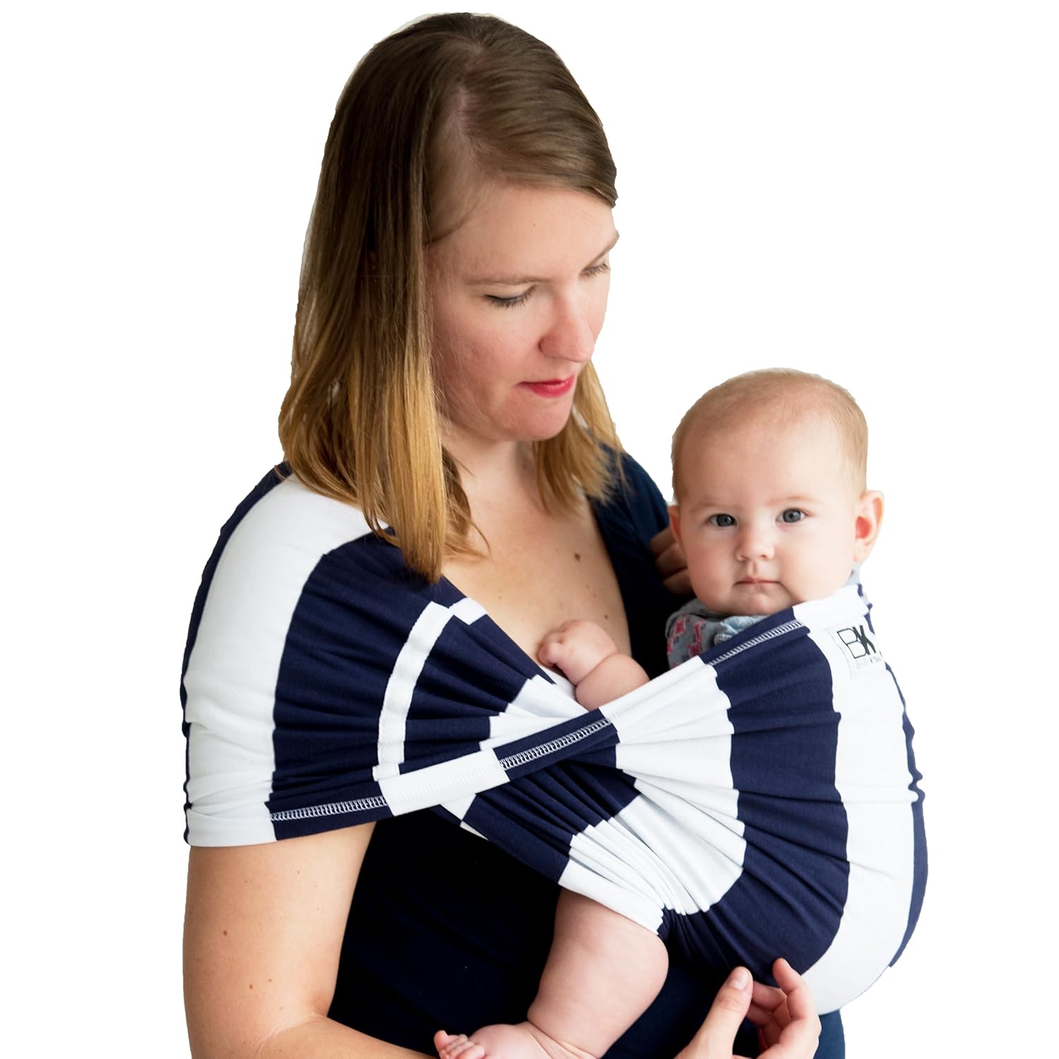 Baby Kâtan Original Baby Carrier, Stripe Print, Navy