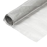uxcell Woven Wire Mesh 24"x13" 610x335mm, 400 Mesh